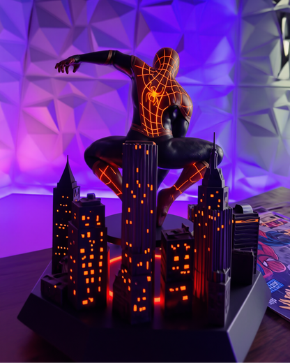 Floating Spiderman Light Lamp